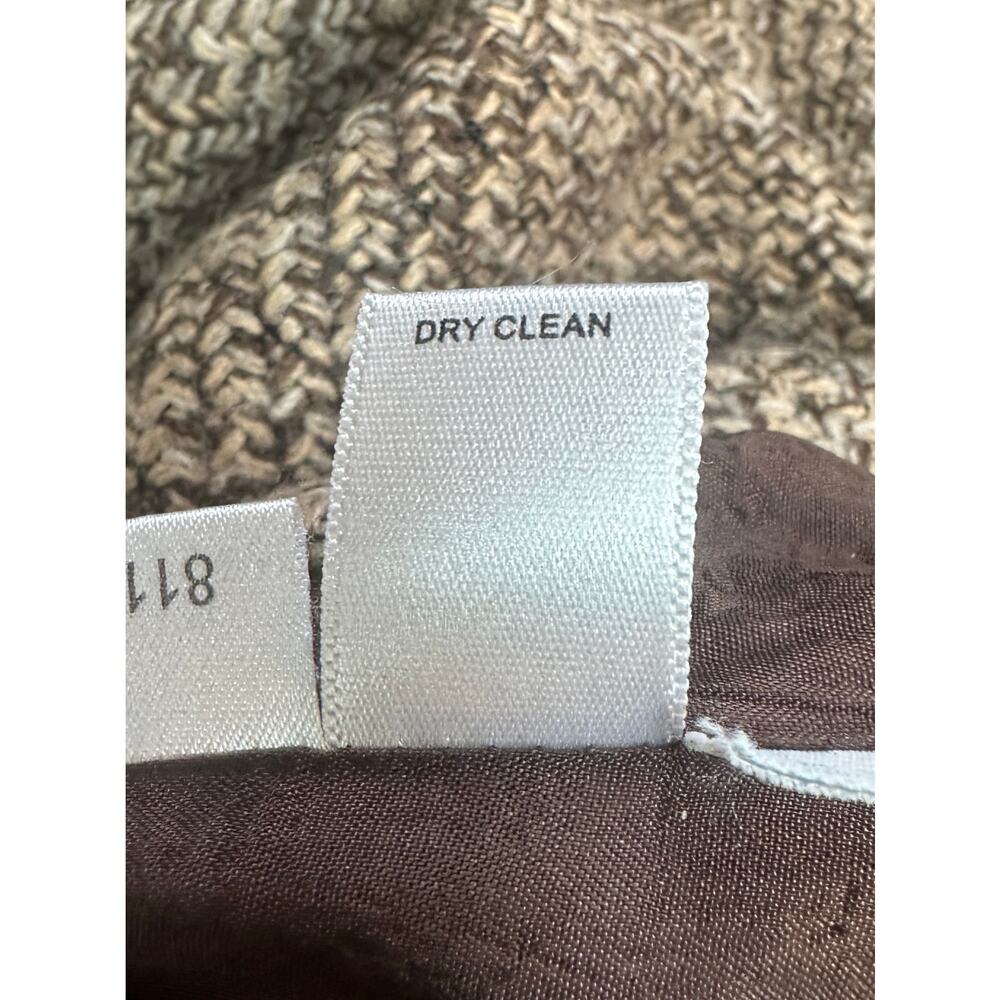 Ann Taylor Loft Wool Blend Skirt with Floral Ruffle 2Petite - Picture 5 of 8